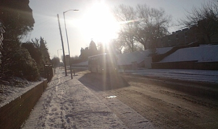 © Robert Rotifer Park & Ride-Bus im Schnee